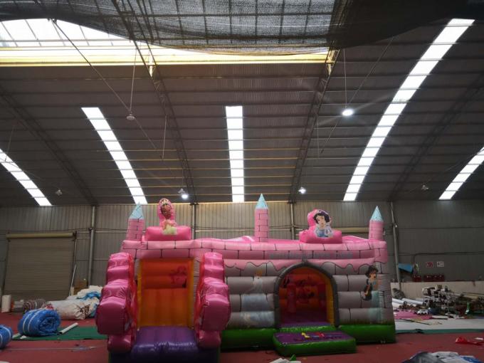 巨大なInflatable Castle Bounce House王女の防水カスタマイズされた設計