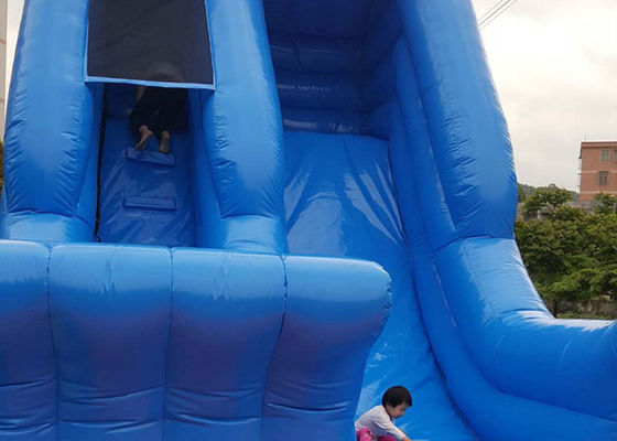 Standard Safety Big Blow Up Water Slide 0.55mm PVC Material Customize Size