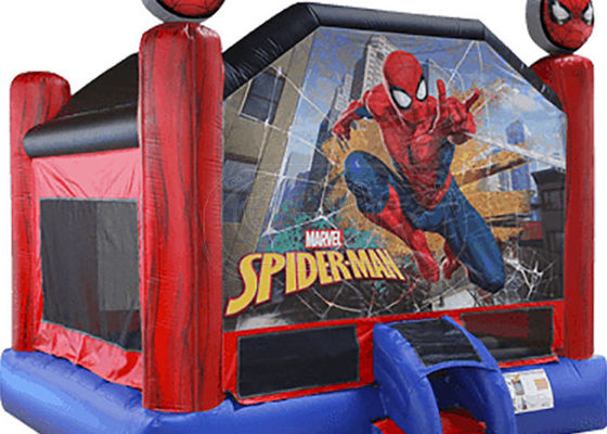 Birthday Party Spiderman Jump House Customized Size 3 Years  Warrenty